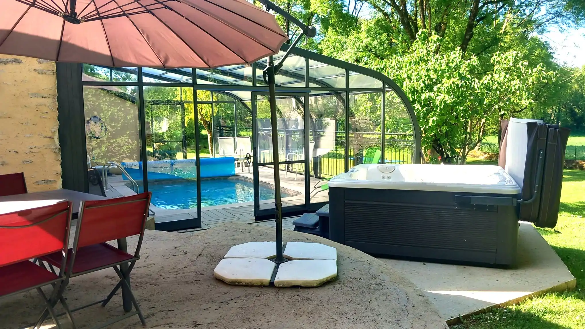 Gite La Minoterie_couverture piscine 18