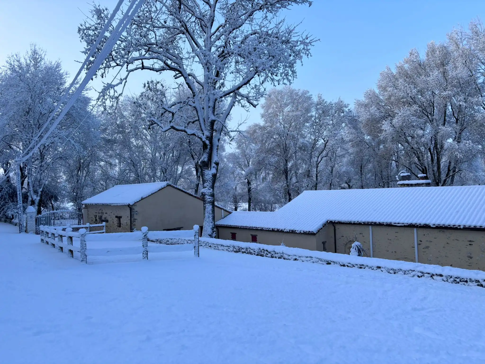 GiteLaMinoterie_Sous la neige_Noël_Vendée 3