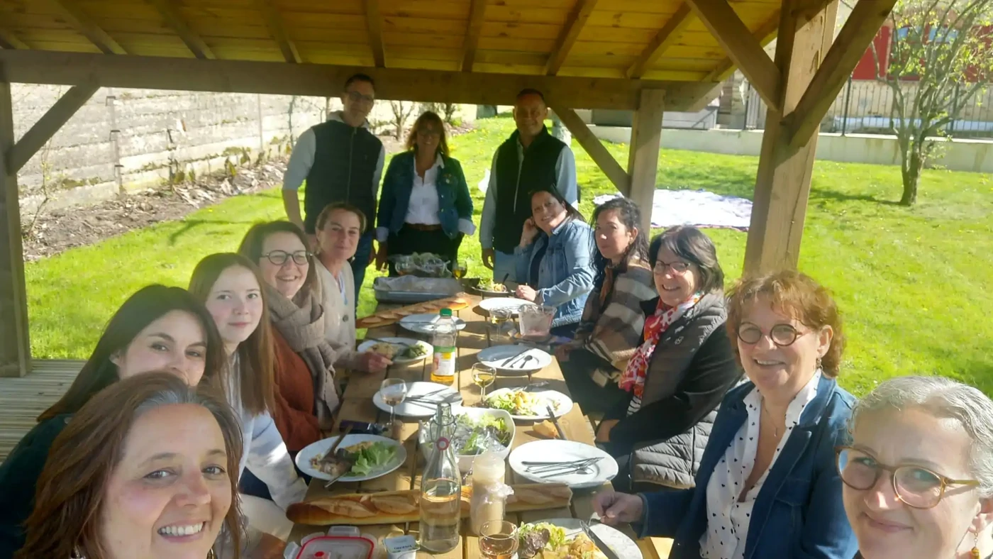 Déjeuner avec nos partenaires lors de la 4ème édition